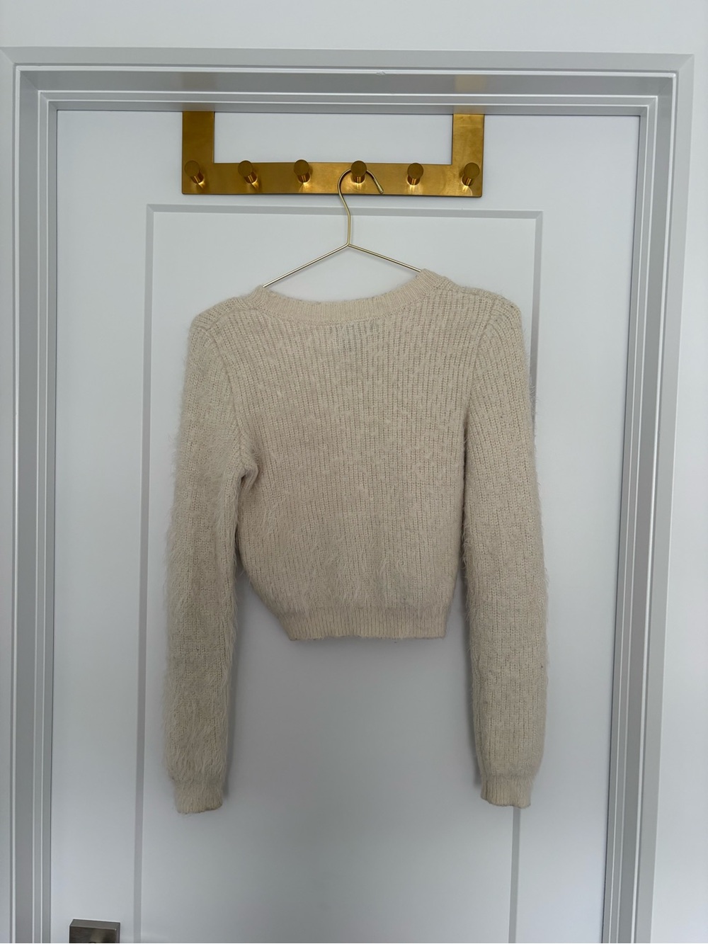 Forever 21 Cream Ribbed Crew Sweater - Picture 4 of 6